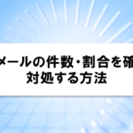 エラーメールの件数・割合を確認して対処する方法